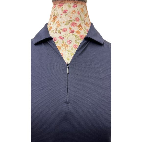 ⛳ PGA Tour Airflux Navy Sleeveless Polo XS – Athletic Golf Activewear Top - Picture 3 of 5